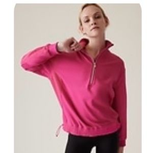 Athleta Truimph Hybrid half zip hoodie